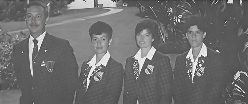 Felix Martinez, Yuviri Cortez, Maria Eugenia Larrazabal, Graciela Quintana